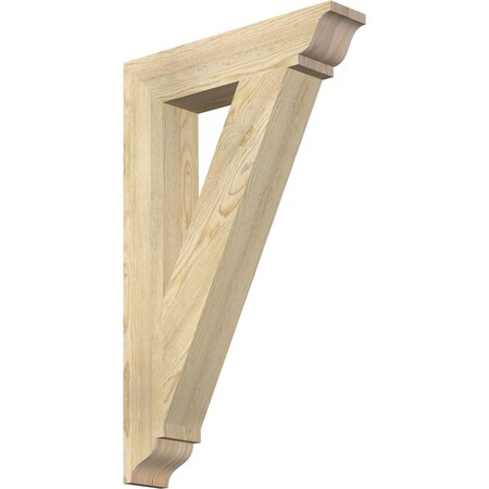 Traditional Traditional Rough Sawn Bracket, Douglas Fir, 4W X 20D X 32H